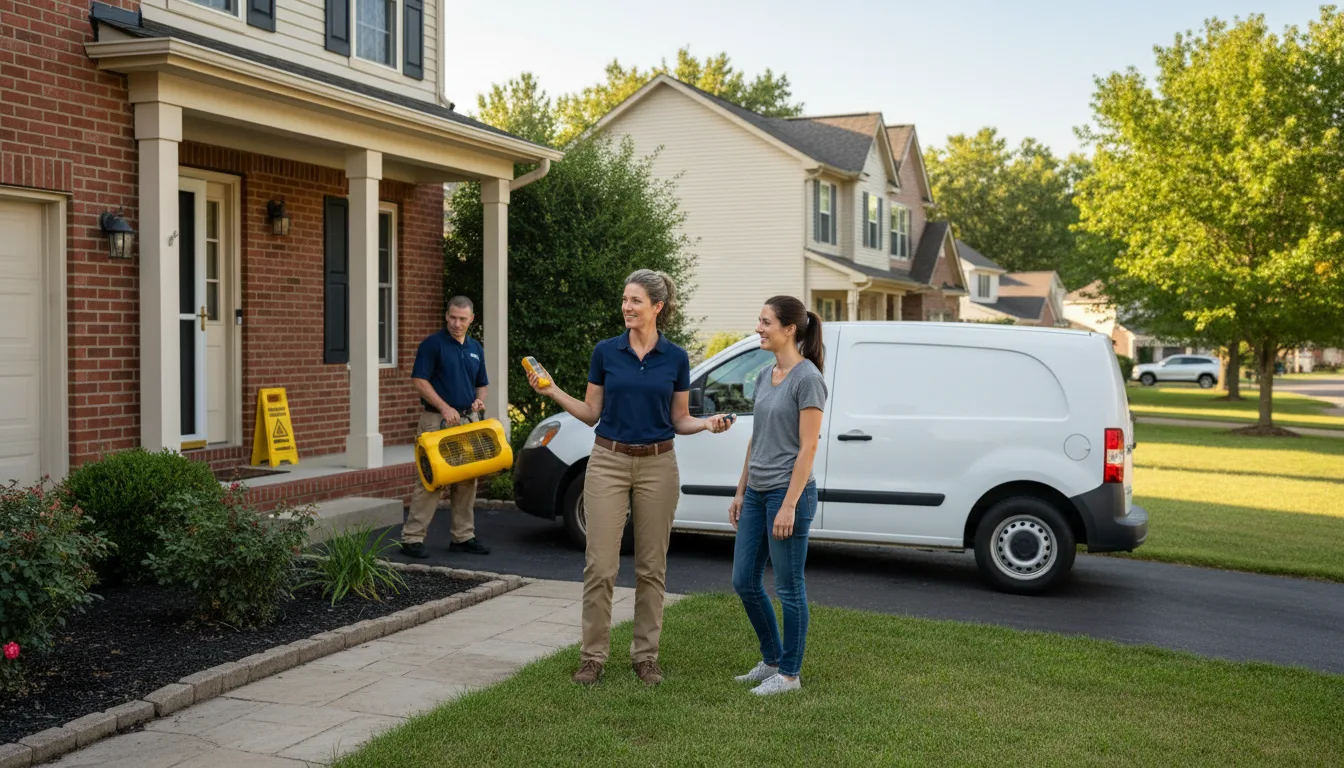 Residential water damage restoration in Silver Creek, NY